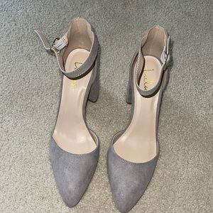 Gray Lulus Heels